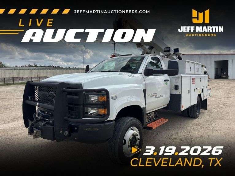 HOUSTON CONSTRUCTION EQUIPMENT AND TRUCK AUCTION - MARCH 19TH @ 9AM CT