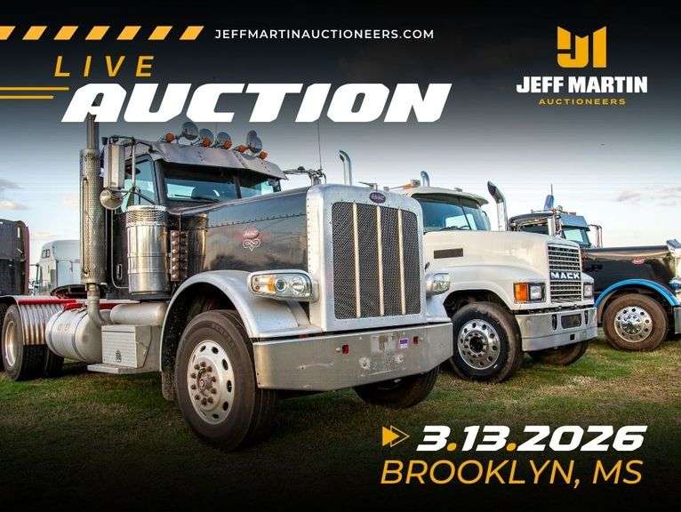 EARLY SPRING CONSTRUCTION & TRANSPORTATION PUBLIC AUCTION- MARCH 13TH @ 9AM CT