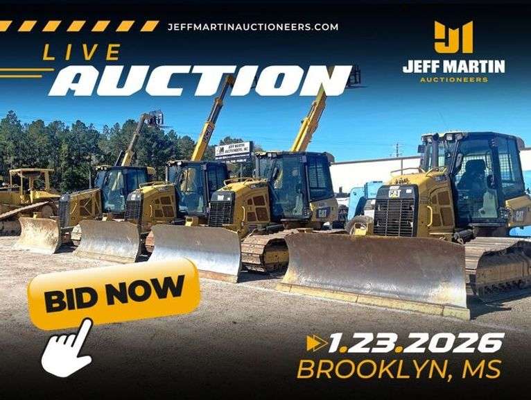 WINTER CONSTRUCTION & TRANSPORTATION PUBLIC AUCTION- JANUARY 23RD @ 9 AM CT