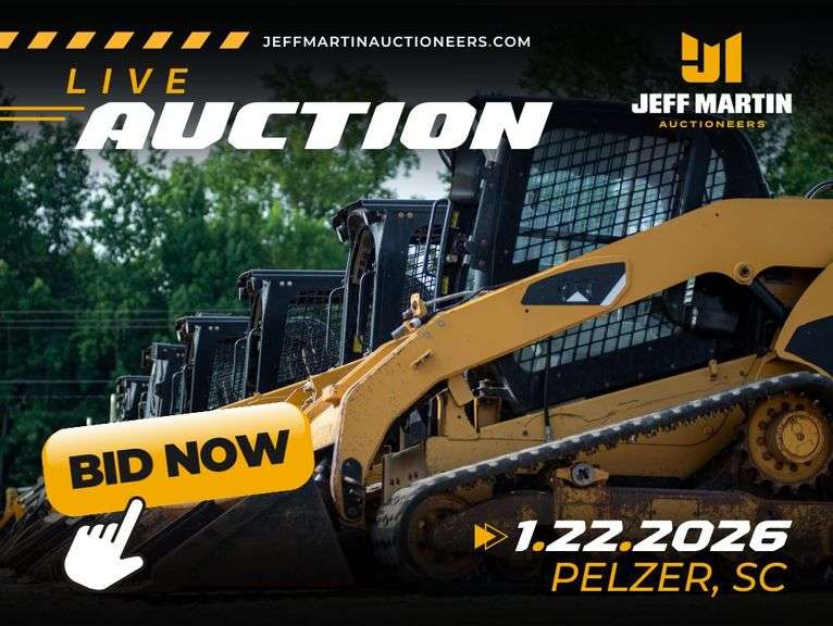 EAST COAST CONSTRUCTION & TRANSPORTATION AUCTION - JANUARY 22ND @ 9AM ET