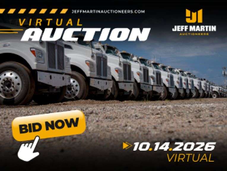 VIRTUAL TRUCK AND TRAILER AUCTION - OCTOBER 14TH @ 8AM CT