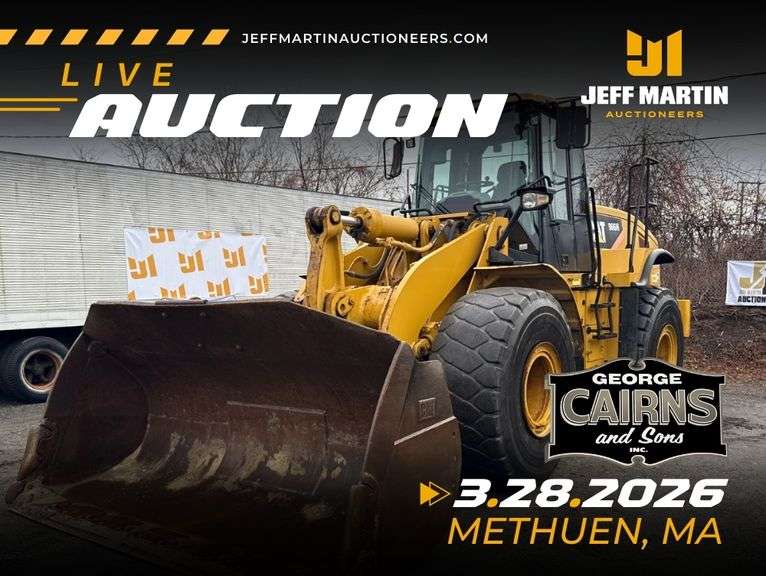 ONE OWNER RETIREMENT AUCTION - GEORGE CAIRNS & SONS, INC - MARCH 28TH @9AM ET