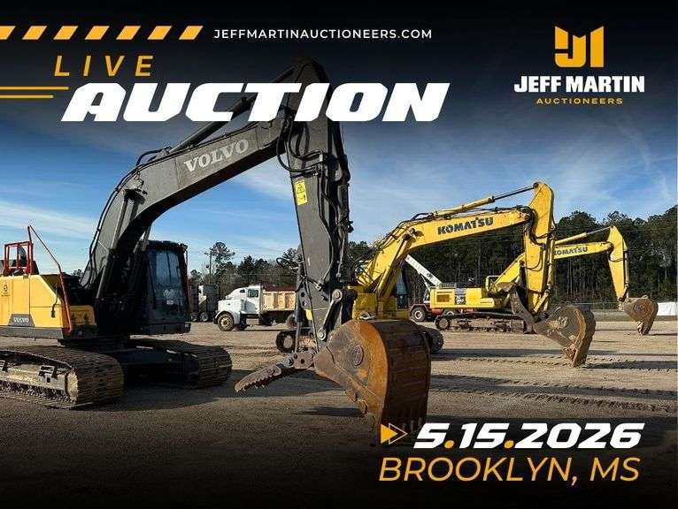 LATE SPRING CONSTRUCTION & TRANSPORTATION PUBLIC AUCTION- MAY 15TH @ 9AM CT