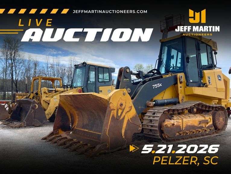 EAST COAST CONST & TRANSPORTATION AUCTION - MAY 21ST @ 9 AM ET