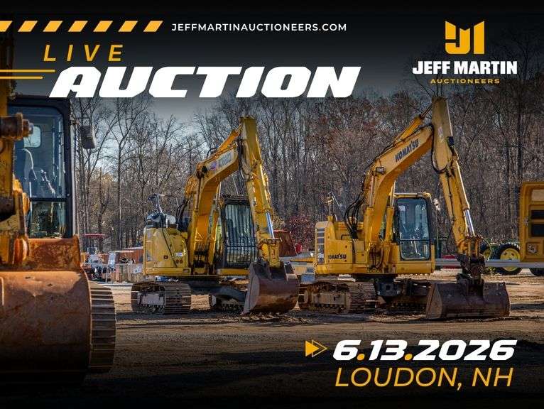 NORTHEAST US LIVE & ONLINE PUBLIC AUCTION - JUNE 13TH @ 9AM ET 