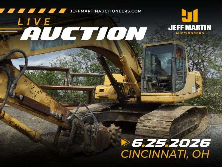 CINCINNATI OHIO CONSTRUCTION EQUIPMENT AUCTION - JUNE 25TH @ 9AM ET