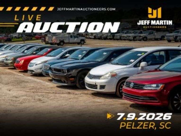 SOUTHEAST AUTOMOBILE AUCTION FEATURING VEHICLES, BOATS, MOTORCYCLES, RV'S  - JULY 9TH @ 5:30 PM ET