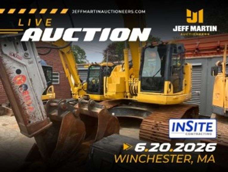 INSITE CONTRACTING - RETIREMENT AUCTION - SATURDAY, JUNE 20TH @ 9 AM ET
