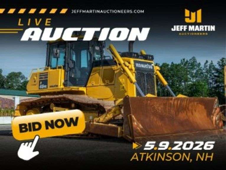 NORTHEAST US LIVE AND ONLINE CONSIGNMENT AUCTION- MAY 9TH @ 9AM ET