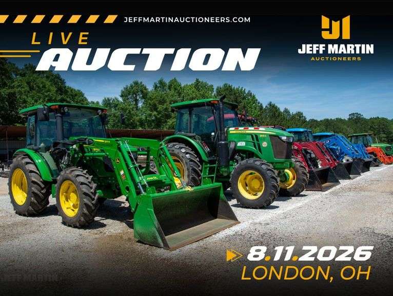 CENTRAL OHIO AG & CONSTRUCTION EQUIPMENT AUCTION - AUGUST 11TH AT 9AM ET