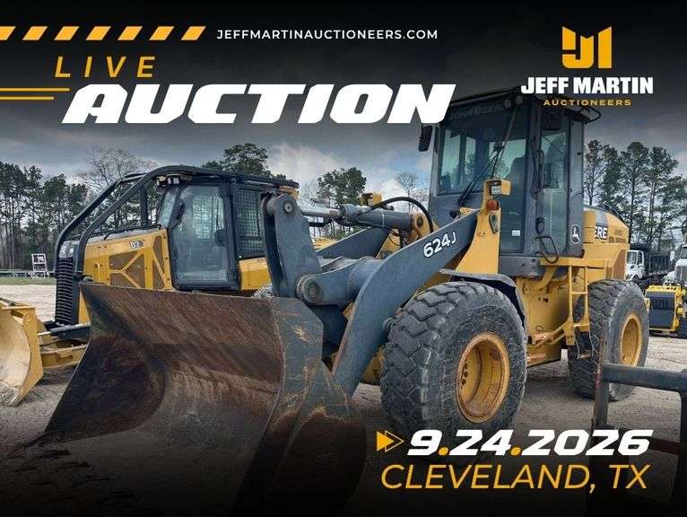 HOUSTON CONSTRUCTION EQUIPMENT AND TRUCK AUCTION - SEPTEMBER 24TH  @ 9AM CT