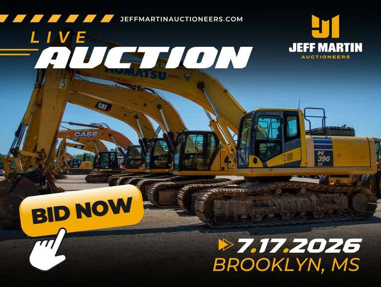SUMMER CONSTRUCTION & TRANSPORTATION PUBLIC AUCTION - JULY 17TH @ 9AM CT