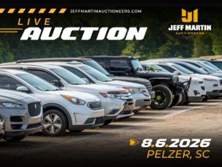 SOUTHEAST AUTOMOBILE AUCTION FEATURING VEHICLES, BOATS, MOTORCYCLES, RV'S  - AUGUST 6TH @ 5:30 PM ET