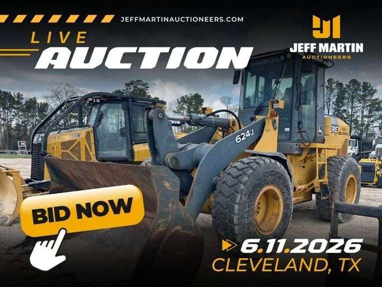 HOUSTON CONSTRUCTION EQUIPMENT AND TRUCK AUCTION - JUNE 11TH @ 9AM CT