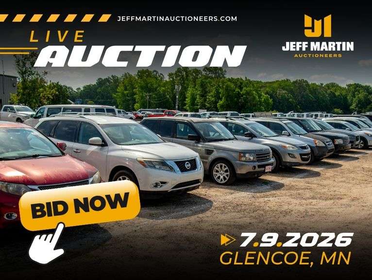 UPPER MIDWEST AUTOMOBILE AUCTION - JULY 9TH AT 5:30PM CT