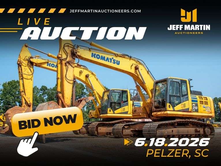 EAST COAST CONST & TRANSPORTATION AUCTION - JUNE 18TH @ 9 AM ET