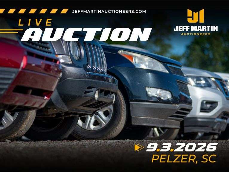 SOUTHEAST AUTOMOBILE AUCTION FEATURING VEHICLES, BOATS, MOTORCYCLES, RV'S  - SEPT 3RD @5:30 PM ET