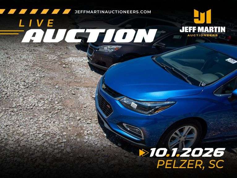 SOUTHEAST AUTOMOBILE AUCTION  - OCTOBER 1ST @5:30 PM ET