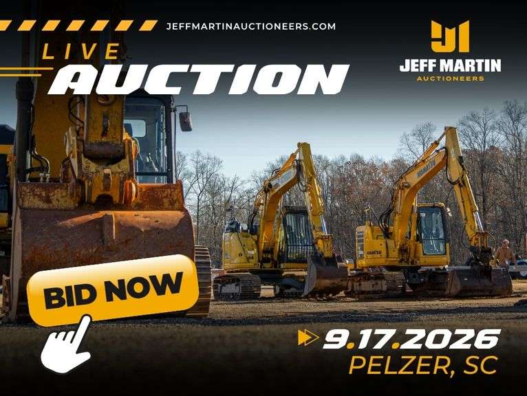 EAST COAST CONSTRUCTION & TRANSPORTATION AUCTION - SEPT. 17TH @ 9AM ET