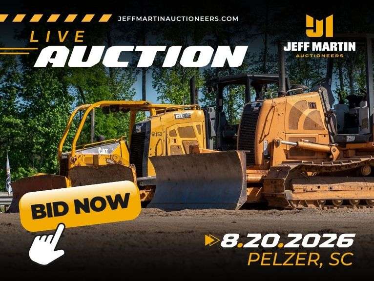 EAST COAST CONSTRUCTION & TRANSPORTATION AUCTION - AUGUST 20TH @ 9AM ET