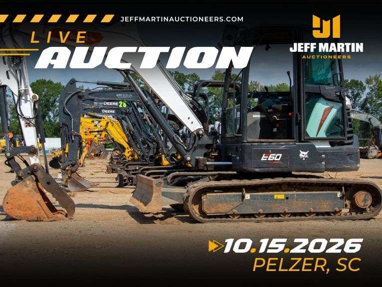 EAST COAST CONST & TRANSPORTATION AUCTION - OCTOBER 15TH @ 9 AM ET