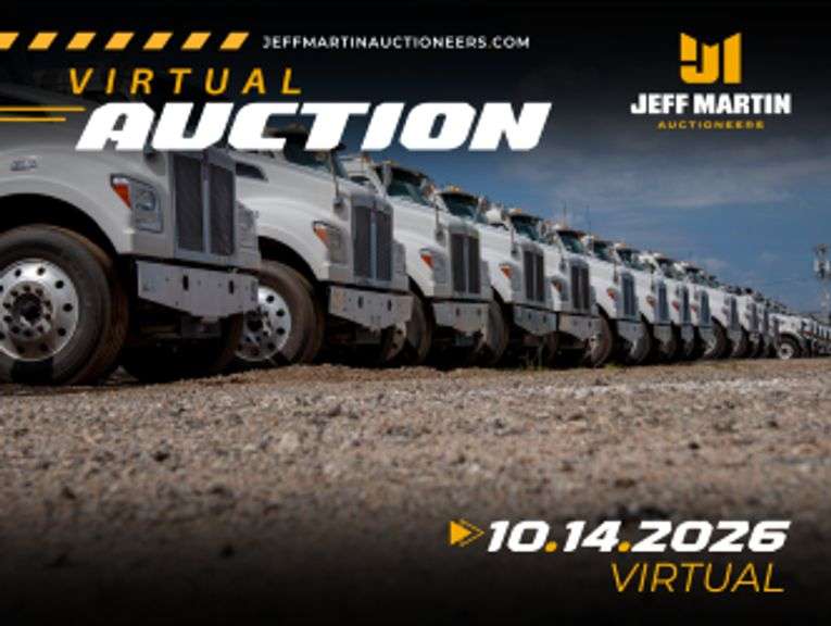 VIRTUAL TRUCK AND TRAILER AUCTION - OCTOBER 14TH @ 8AM CT