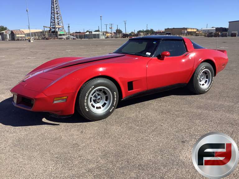 1981 CHEVROLET CORVETTE T-TOP COUPE VIN: 1G1AY8769BS412584