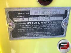 1954 MERCURY SUN VALLEY HARDTOP COUPE VIN: 54ME10267M