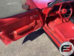 1981 CHEVROLET CORVETTE T-TOP COUPE VIN: 1G1AY8769BS412584