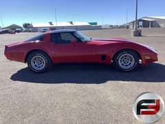 1981 CHEVROLET CORVETTE T-TOP COUPE VIN: 1G1AY8769BS412584