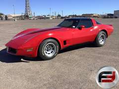 1981 CHEVROLET CORVETTE T-TOP COUPE VIN: 1G1AY8769BS412584