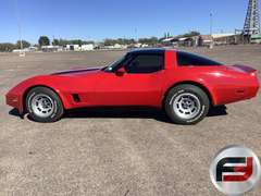 1981 CHEVROLET CORVETTE T-TOP COUPE VIN: 1G1AY8769BS412584