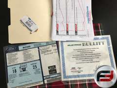 2001 FORD BULLITT MUSTANG #0278 VIN: 1FAFP42X41F200262 COUPE