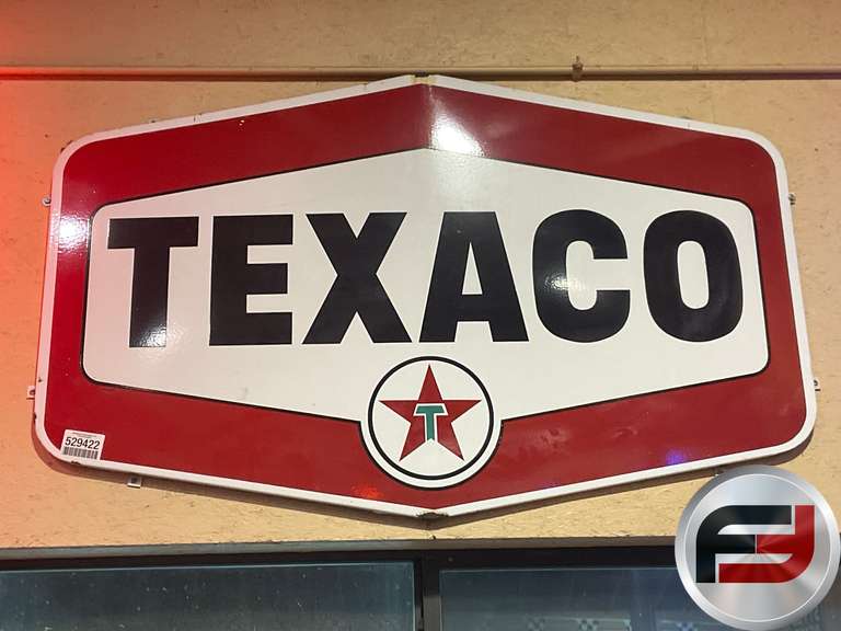 TEXACO ENAMEL SIGN