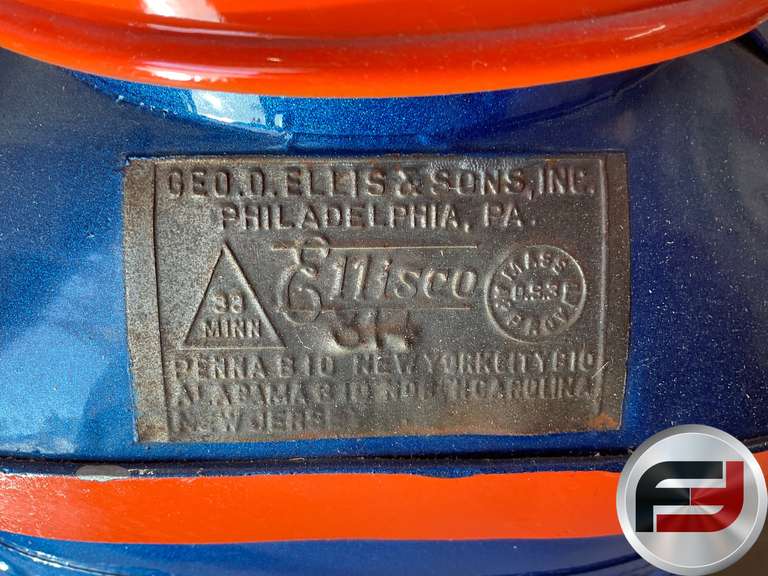 ELLISCO 5 GALLON BULK MARKED GULF OIL COMPANY