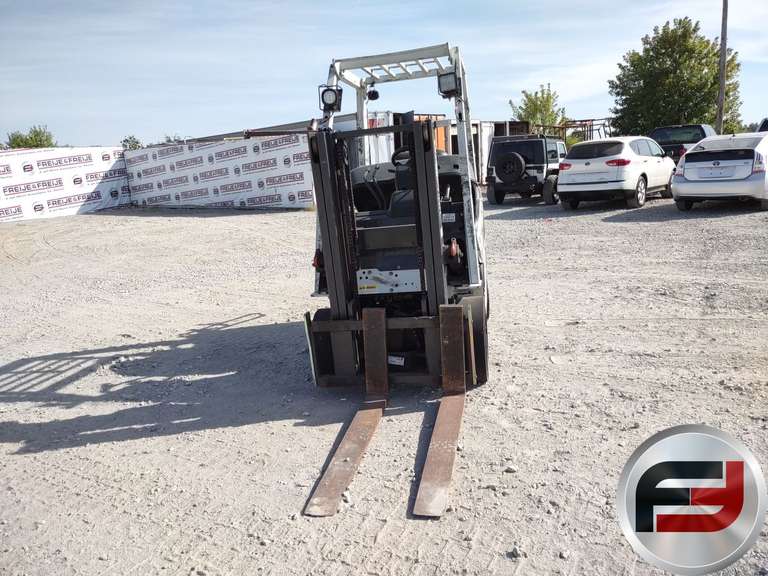 NISSAN BY UNI CARRIERS MCP1F2A20LV 3395LB CUSHION TIRE FORKLIFT SN: CP1F-9W8041