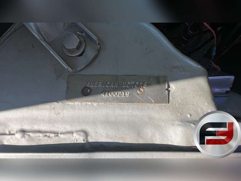 1965 AMC MARLIN VIN: 4100219