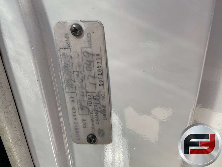 1959 CADILLAC SERIES 62 CONVERTIBLE VIN: 59F105710