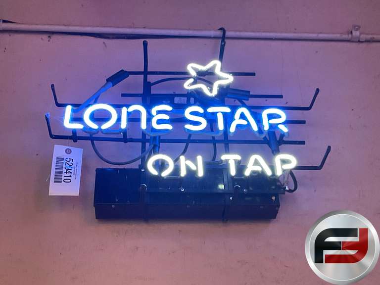 LONE STAR BEER ON TAP NEON, 24" X 16"