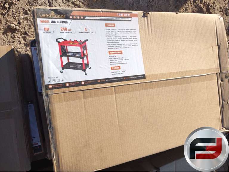 UNUSED LANDHONOR LHR-BLC1106 ROLLING TOOL CART