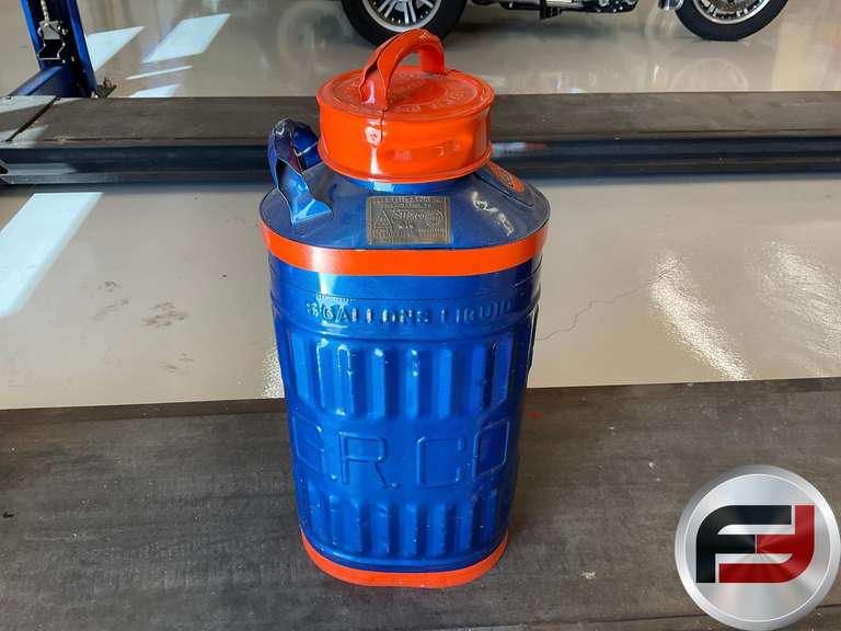 ELLISCO 5 GALLON BULK MARKED GULF OIL COMPANY