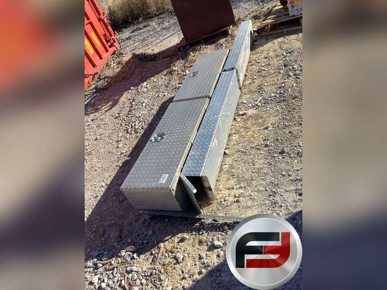 1 TRUCK TOOL BOX 7’6” LONG AND 1 TRUCK TOOL