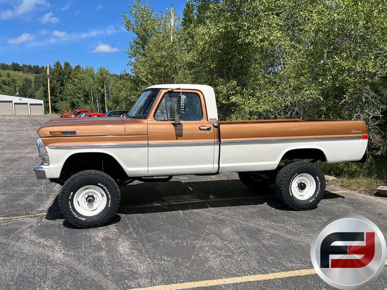 1972 FORD F250 CUSTOM 4X4 PICKUP VIN: F10YKN06515