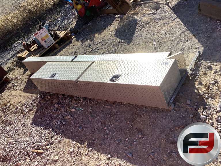 1 TRUCK TOOL BOX 7’6” LONG AND 1 TRUCK TOOL