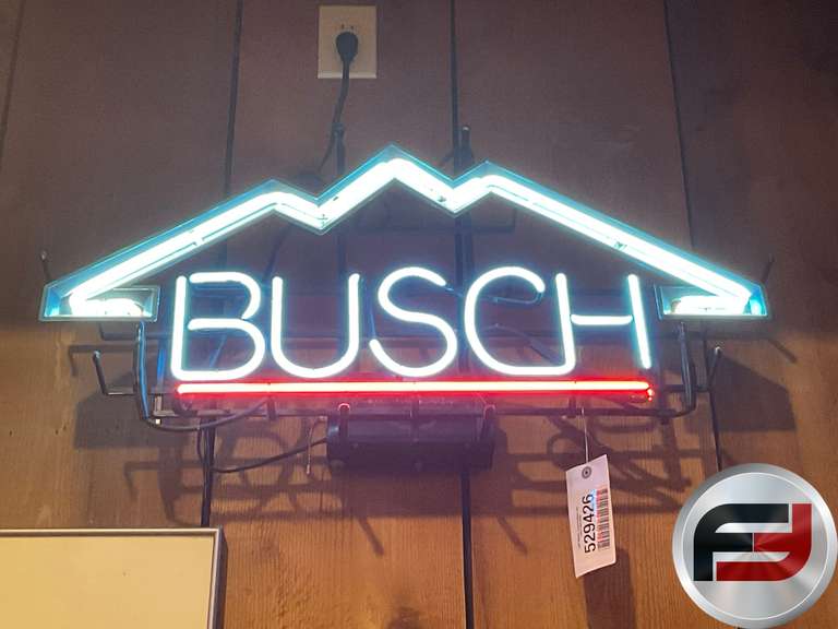 BUSCH BEER NEON SIGN
