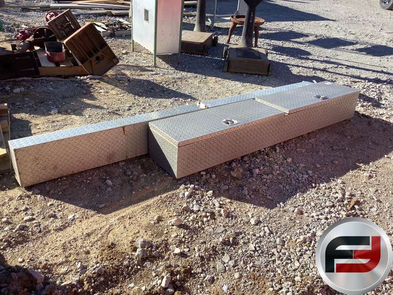 1 TRUCK TOOL BOX 7’6” LONG AND 1 TRUCK TOOL