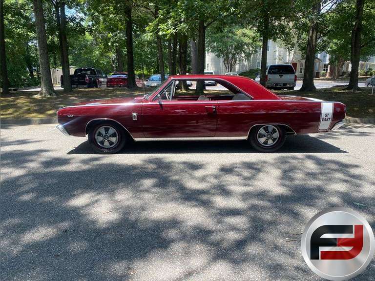 1967 DODGE DART VIN: LP23E72327249