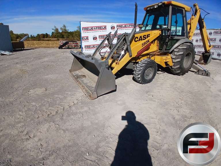 1990 CASE 580K 4X4 LOADER BACKHOE SN: JJG0023489
