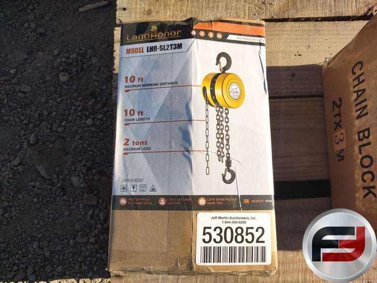 UNUSED LANDHONOR 2 TON CHAIN HOIST