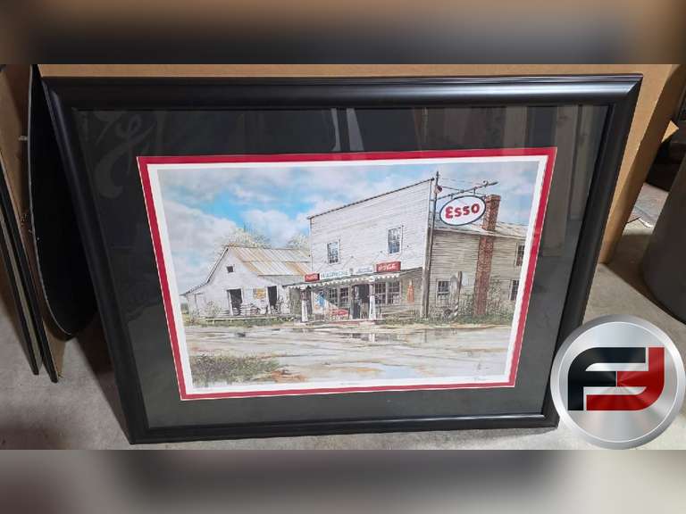 "H. G. GREENE'S STORE" PICTURE, 36" X 31", NUMBER 1912/2500